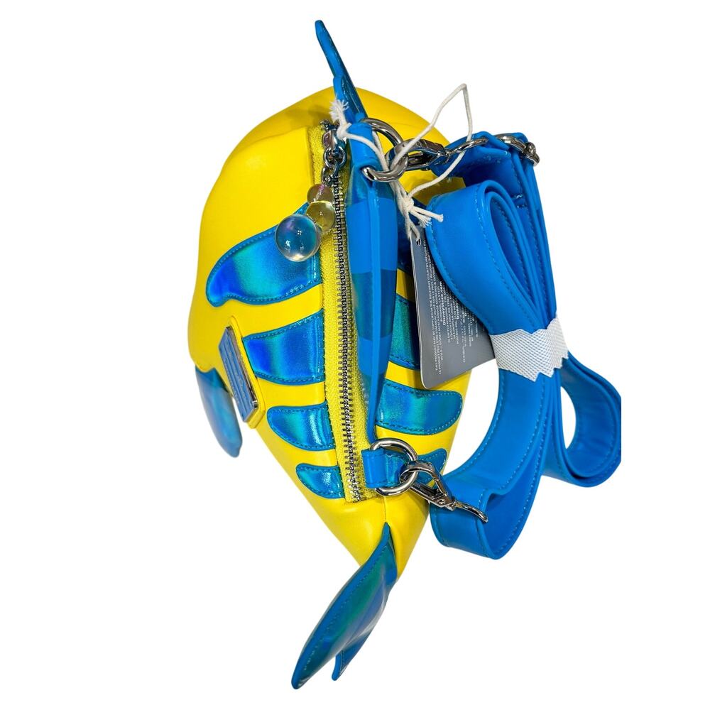 Disney Parks Loungefly Flounder Crossbody Little Mermaid 2026 NWT - Picture 6 of 9